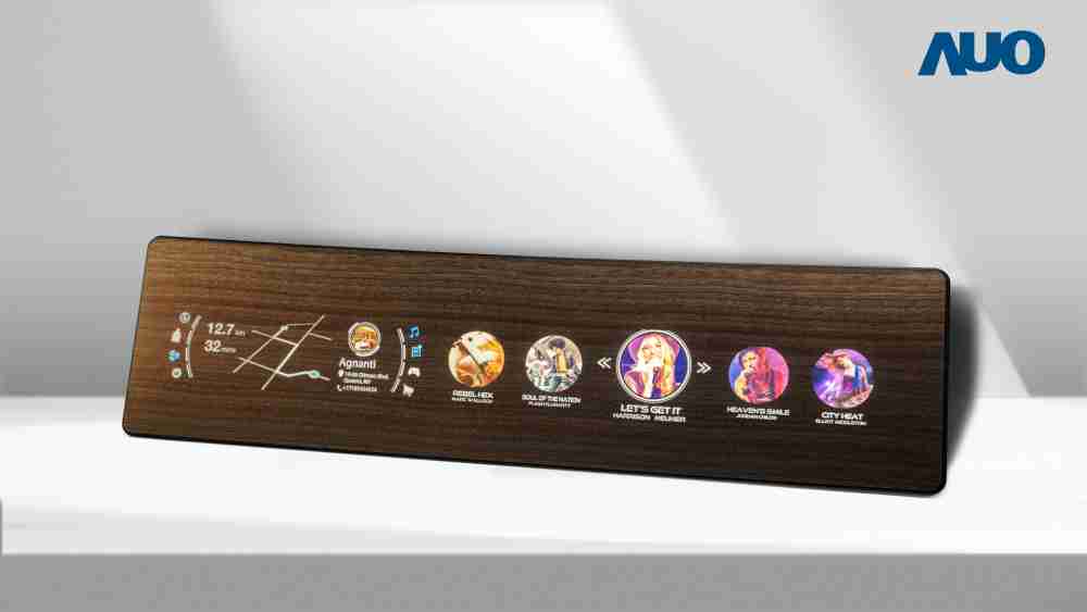 OBPay研发全球最高穿透度达80%的AmLED木纹显示器，，，可于使用时呈现高亮度、、清晰可见的信息，，并在不使用时回归为单纯的饰板，，，，节能兼具美观