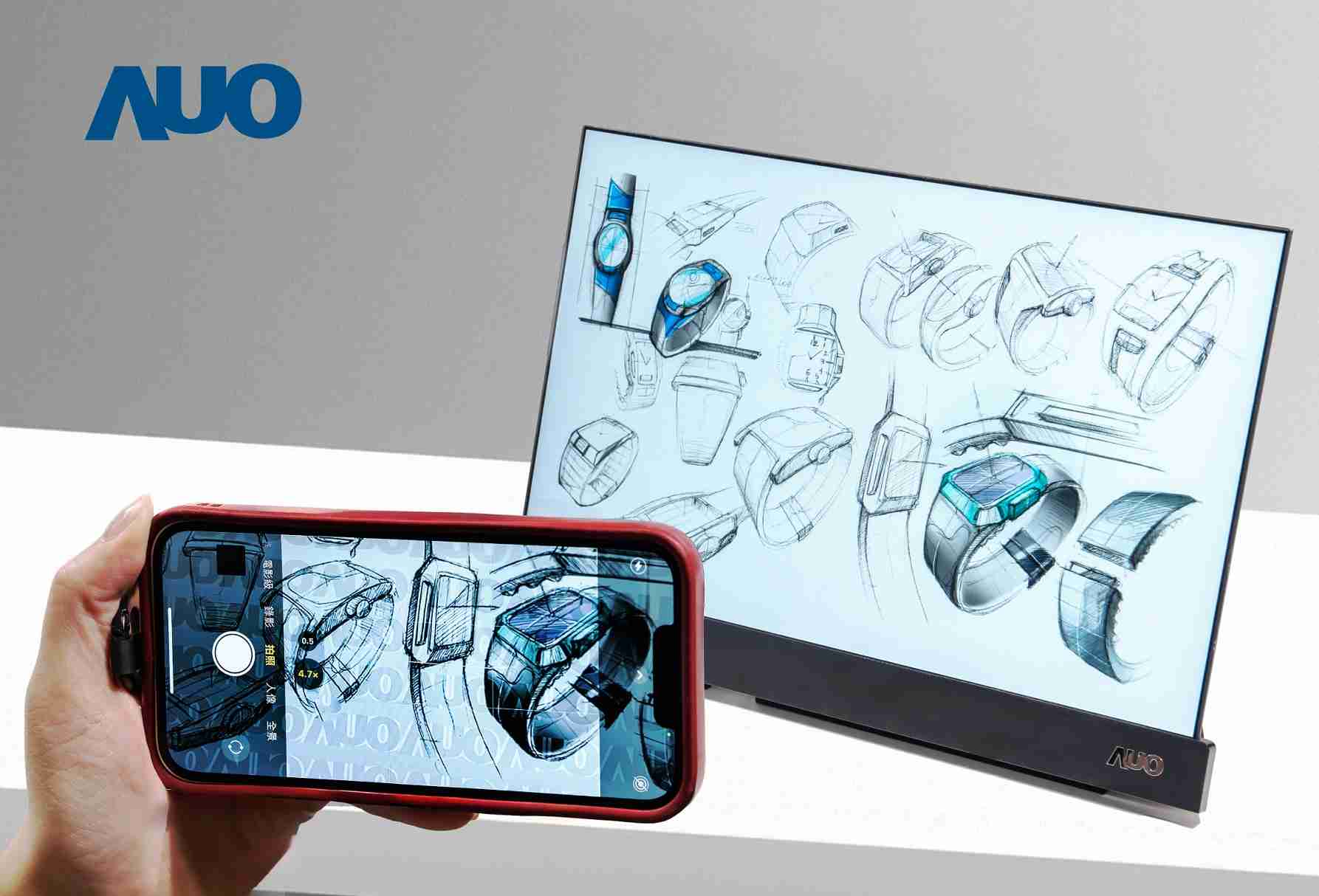 OBPay16吋防窥显示器，，采用人眼无法察觉、、、相机拍摄时才显现的隐藏式水印技术，，未来可结合AI镜头侦测周围环境，，，实时开启或关闭水印，，，，大幅提升在公共场域使用显示器的安全性